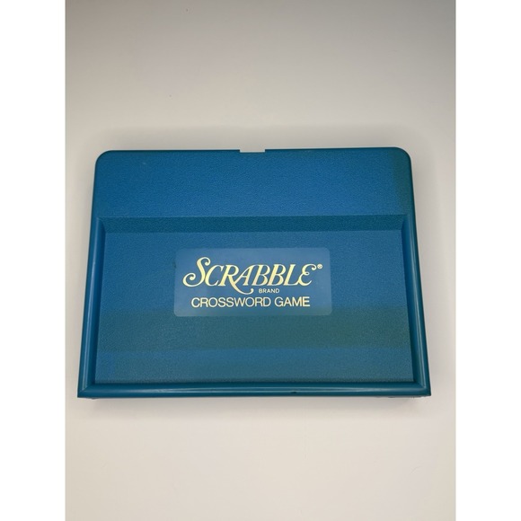 Selchow & Righter Other - 1976 Scrabble Word Game Complete Set with Travel Case , booklet and bag